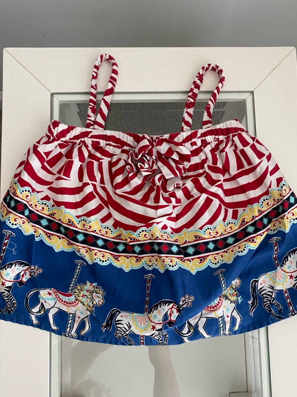 Girls' 4T OshKosh B’Gosh Carousel Print Tank Top - Red, White & Blue